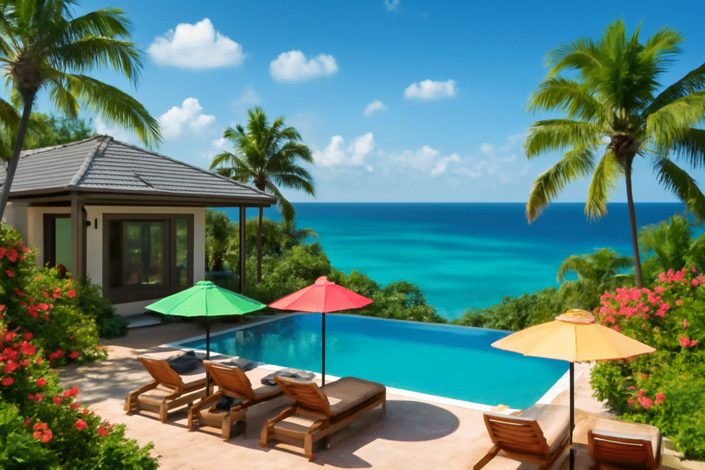 découvrez notre sélection de villas de vacances en guadeloupe offrant une vue panoramique sur l'océan. profitez d’un séjour inoubliable dans un cadre idyllique, idéal pour des vacances de rêve en famille ou entre amis.