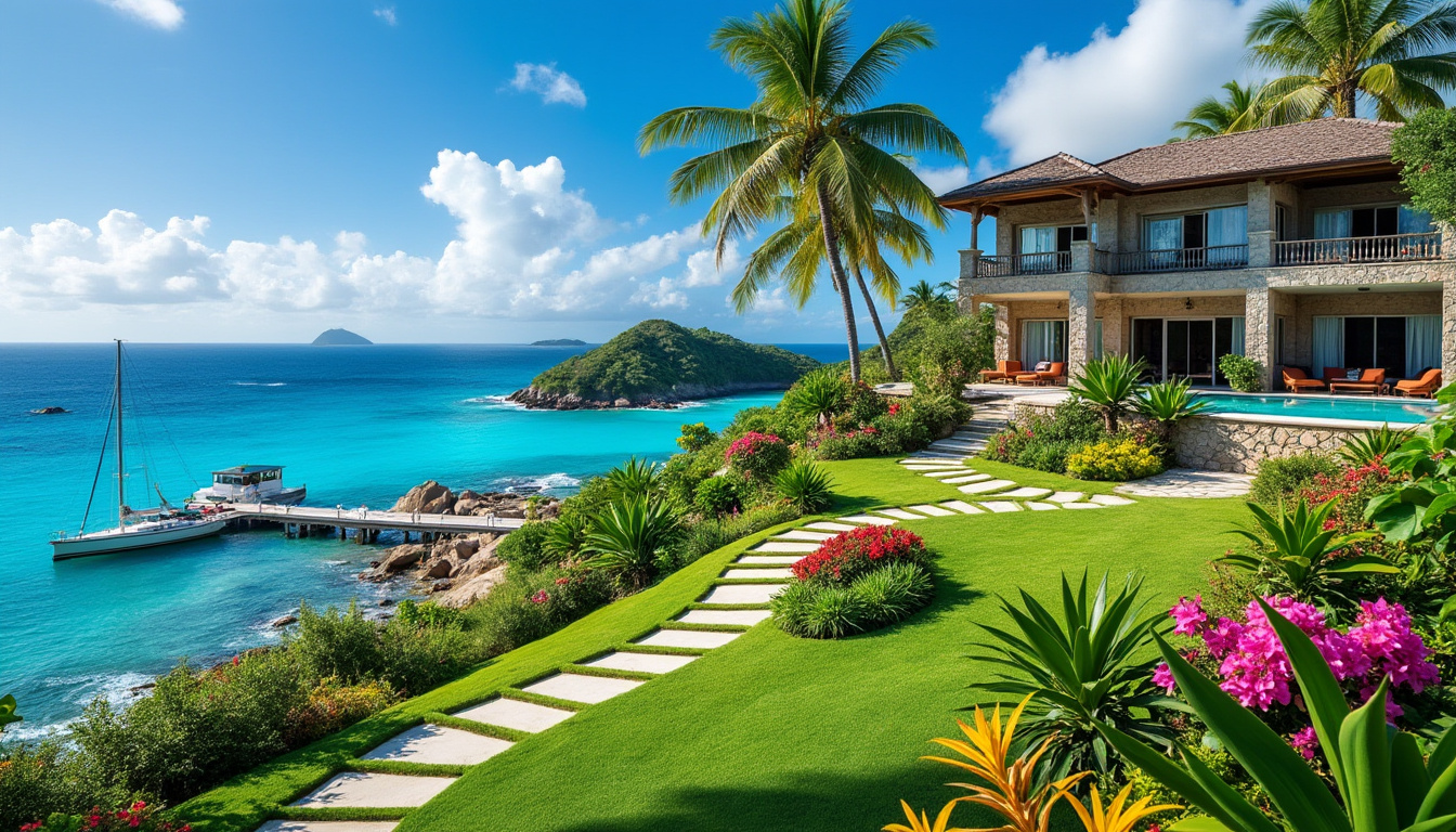 découvrez la villa lagon, un véritable bijou d'élégance situé à saint-françois. profitez d'un cadre enchanteur, d'un design raffiné et d'un confort inégalé pour des vacances inoubliables sur la magnifique côte de la guadeloupe.