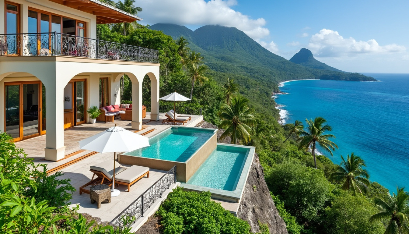 découvrez des villas familiales en guadeloupe, offrant tout le confort nécessaire pour un séjour inoubliable. profitez de piscines chauffées et d'un cadre idyllique pour des vacances relaxantes en famille.