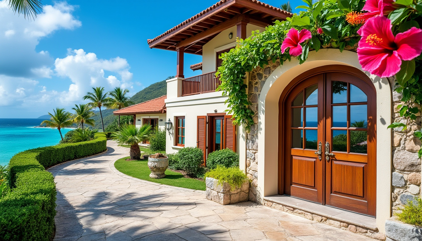 découvrez le charme d'une villa familiale en guadeloupe, offrant une vue imprenable sur les saintes. profitez d'un séjour inoubliable au cœur de la nature, où confort et détente s'allient pour des vacances de rêve en famille.