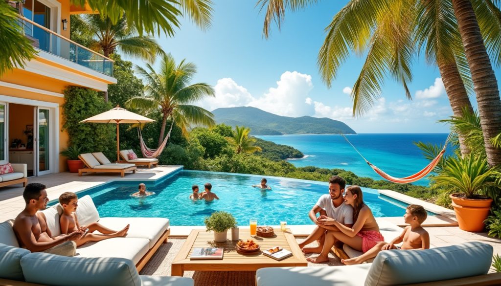 découvrez notre sélection des villas familiales les mieux notées en guadeloupe, parfaites pour un séjour de rêve en famille. profitez de paysages paradisiaques, d'équipements de qualité et de services personnalisés pour des vacances inoubliables au cœur des caraïbes.